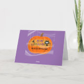 spooky Halloween Kaart (Achterkant)