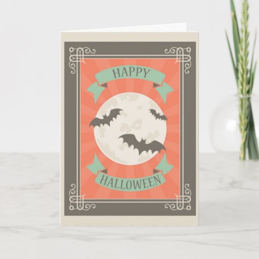 Spooky Halloween Kaart (Voorkant)