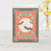 Spooky Halloween Kaart (Gele Bloem)