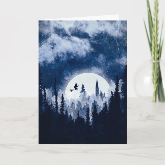 Spooky Halloween Kaart (Voorkant)