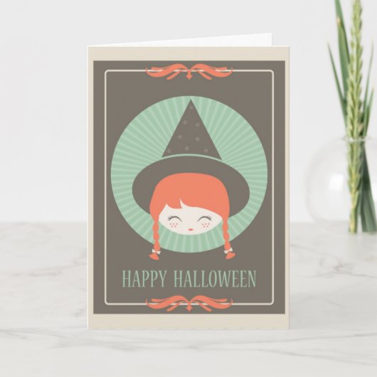 Spooky Halloween Kaart (Voorkant)