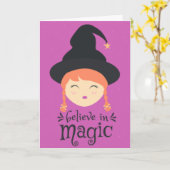 Spooky Halloween Kaart (Gele Bloem)