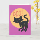 Spooky Halloween Kaart (Gele Bloem)