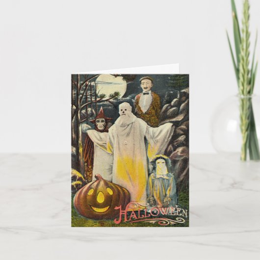 Spooky Halloween Kaart (Voorkant)