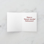 Spooky Halloween Kaart (Binnen)