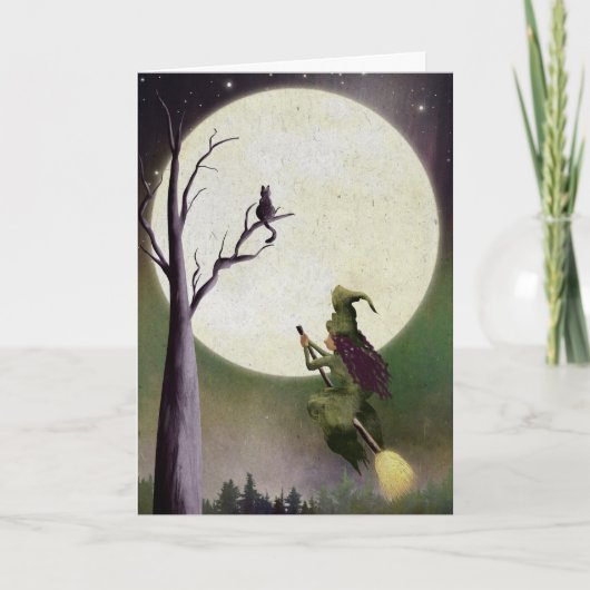 Spooky Halloween Kaart (Voorkant)