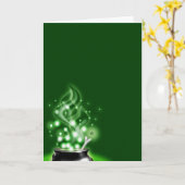 Spooky Halloween Kaart (Gele Bloem)