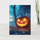 Spooky Halloween Kaart (Voorkant)