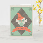 Spooky Halloween Kaart (Gele Bloem)