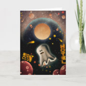 Spooky Halloween Kaart (Voorkant)