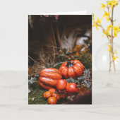 Spooky Halloween Kaart (Gele Bloem)