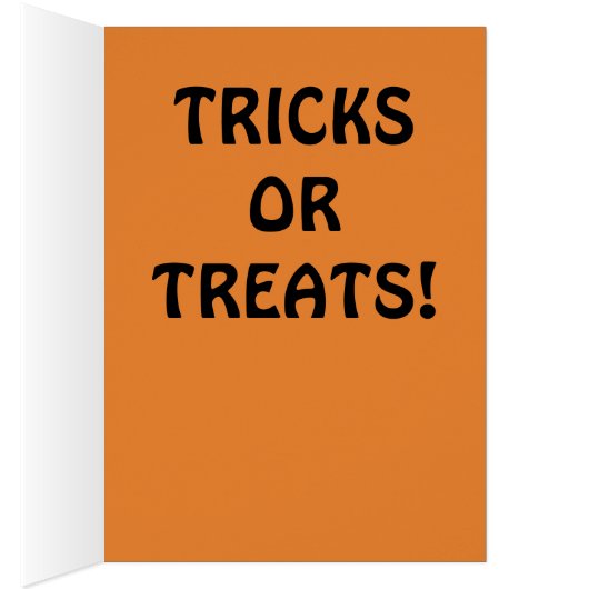 SPOOKY HALLOWEEN-KAART (Binnen (Rechts))