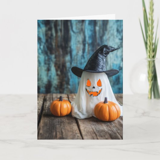 Spooky Halloween Kaart (Voorkant)