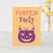 Spooky Halloween Kaart (Gele Bloem)