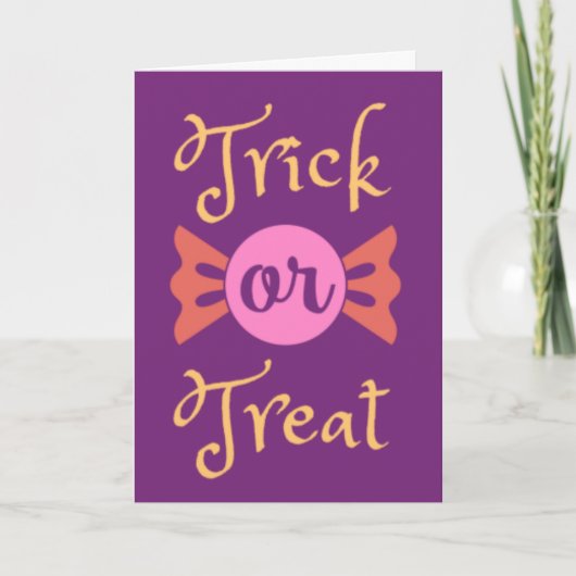 Spooky Halloween Kaart (Voorkant)