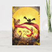 Spooky Halloween Kaart (Voorkant)