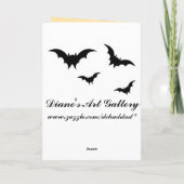 Spooky  Halloween Kaart (Achterkant)