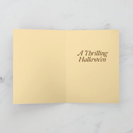 Spooky Halloween Kaart (Binnen)