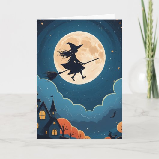 Spooky Halloween Kaart (Voorkant)