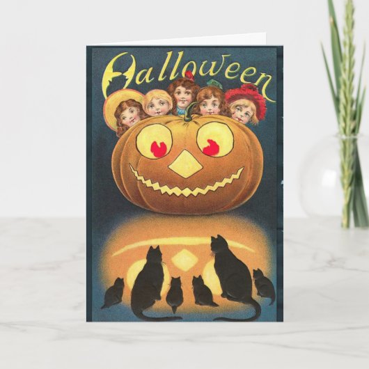 Spooky Halloween-kaart Kaart (Voorkant)