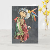 Spooky Halloween-kaart Kaart (Gele Bloem)