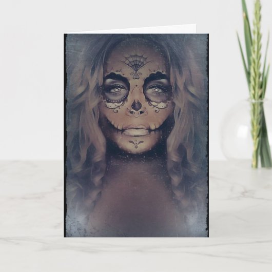 Spooky Halloween-kaart Kaart (Voorkant)