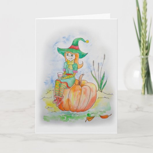 Spooky Halloween-kaart Kaart (Voorkant)