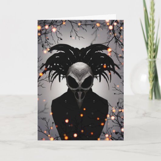 Spooky Halloween-kaart Kaart (Voorkant)