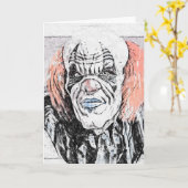 Spooky Halloween-kaart Kaart (Gele Bloem)