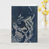 Spooky Halloween-kaart Kaart (Gele Bloem)