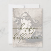 Spooky Halloween Kaart Sjabloon (Voorkant)