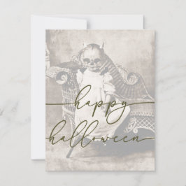 Spooky Halloween Kaart Sjabloon