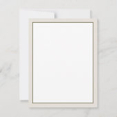 Spooky Halloween Kaart Sjabloon (Achterkant)