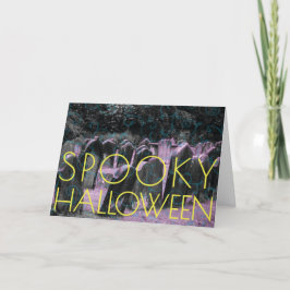 Spooky Halloween Kaart Sjabloon