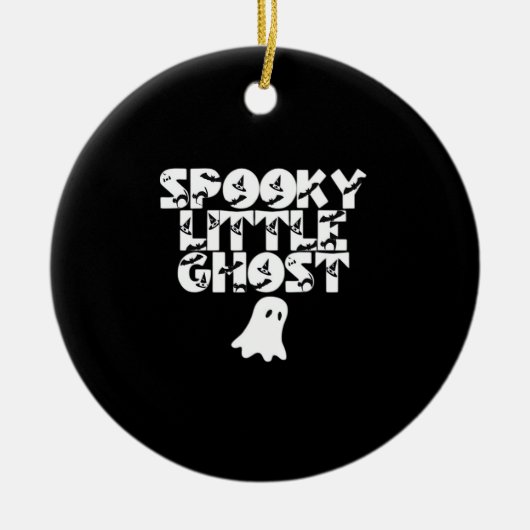 Spooky Halloween Keramisch Ornament (Voorkant)