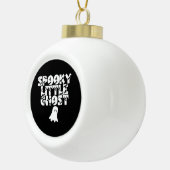 Spooky Halloween Keramische Bal Ornament (Rechts)