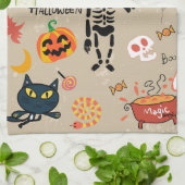 Spooky Halloween keukenhanddoeken (Gevouwen)