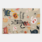 Spooky Halloween keukenhanddoeken (Horizontaal)