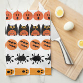 Spooky Halloween keukenhanddoeken (Quarter Fold)