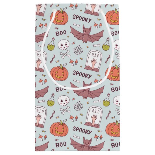 Spooky Halloween Klein Cadeauzakje (Achterkant)