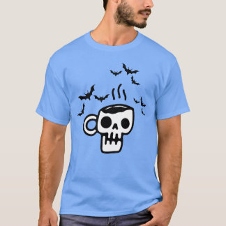 Spooky Halloween Koffie vrienden T-shirt