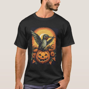 Spooky Halloween kolibrie Trick-or-Treat kostuum T-shirt