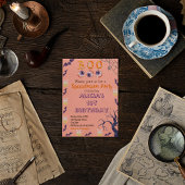 Spooky Halloween Kostuum Verjaardagsfeestuitnodigi Kaart