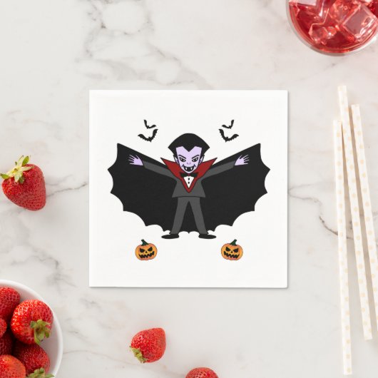 Spooky Halloween Kostuumfeest Dracula Vam Servet (Insitu)