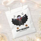 Spooky Halloween Kostuumfeest Dracula Vampire Bedankzakje (Geknipt)