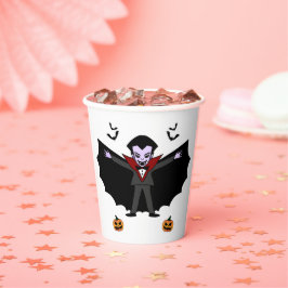 Spooky Halloween Kostuumfeest Dracula Vampire Papieren Bekers
