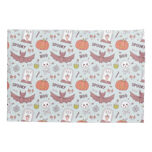 Spooky Halloween Kussensloop (Achterkant)