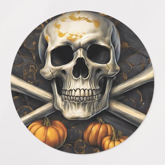 Spooky Halloween Labels (Design 1)