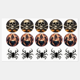 Spooky Halloween Labels