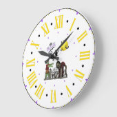 Spooky Halloween Land Wall klok (Hoek)